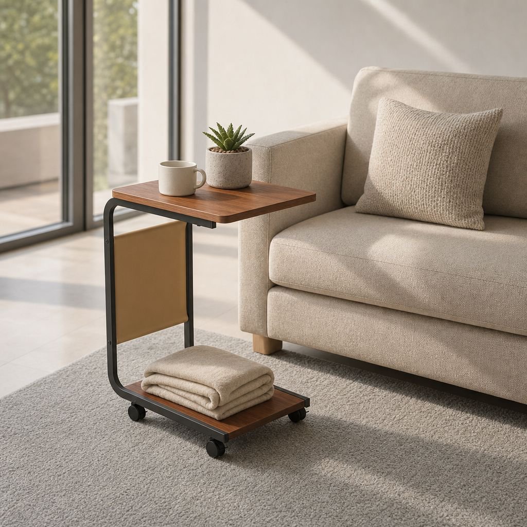Beweglicher Beistelltisch/Kleiner Couchtisch fürs Wohnzimmer