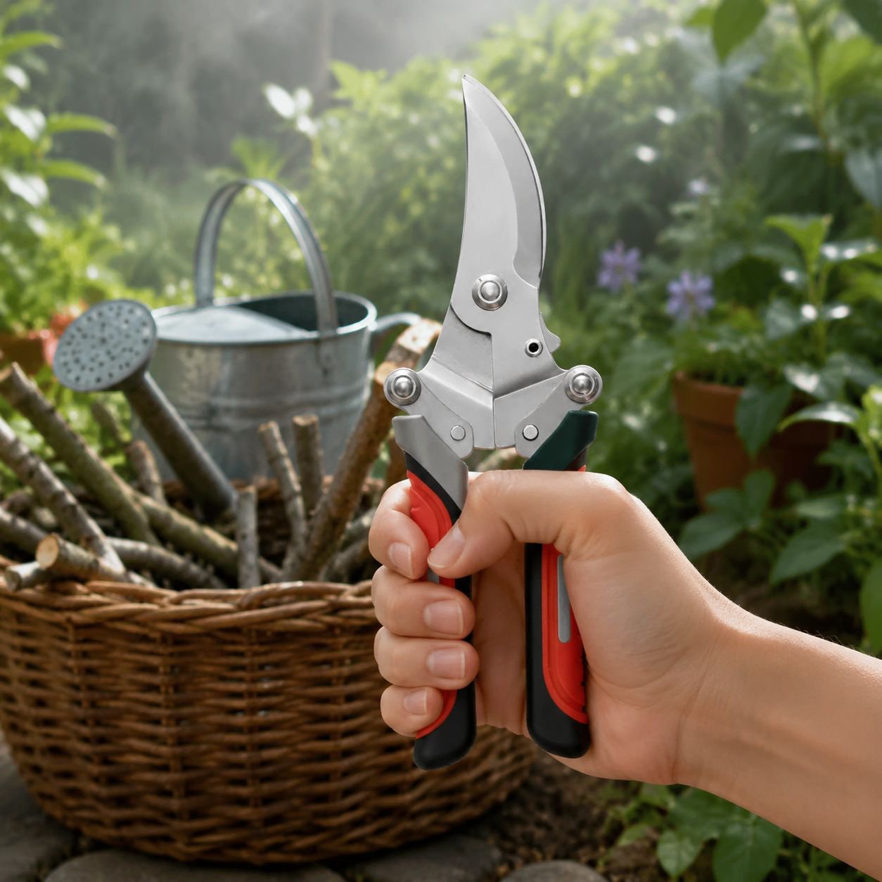Cortadora de ramas para árboles frutales y plantas