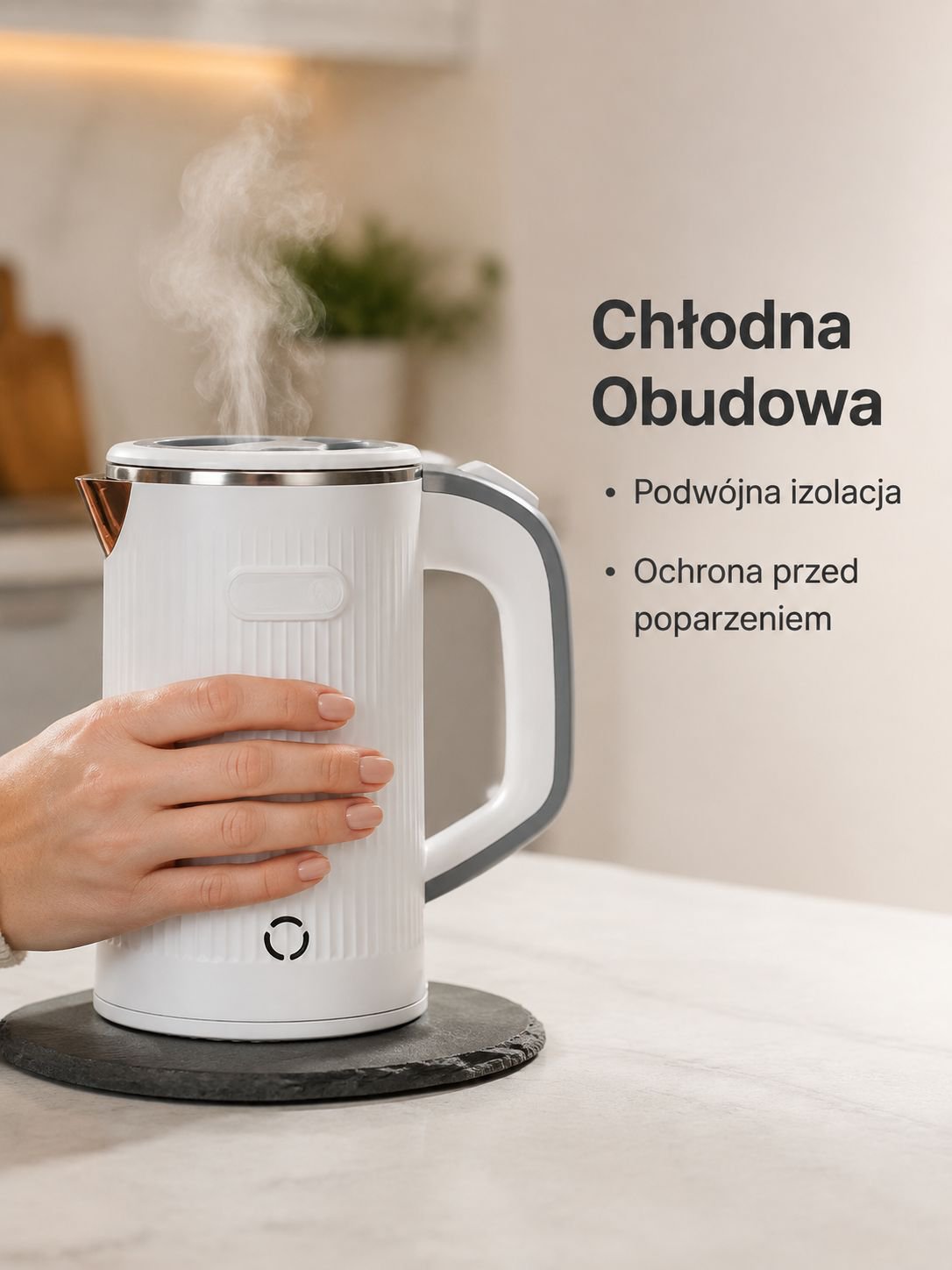 Przenośny czajnik elektryczny z automatycznym wyłączaniem i izolacją, idealny do podróży i domu