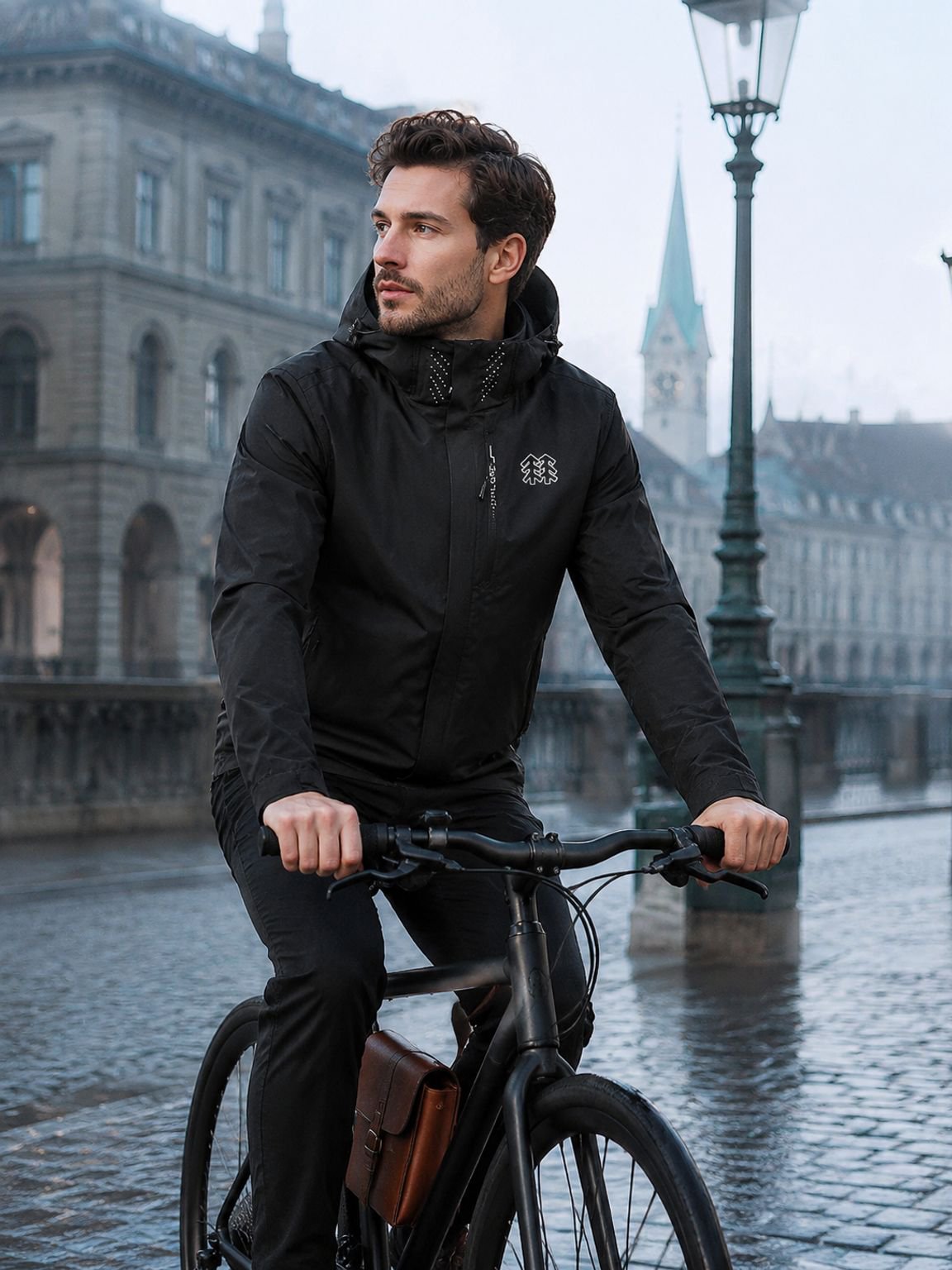 Herren Kapuzenjacke mit Dreifachschutz