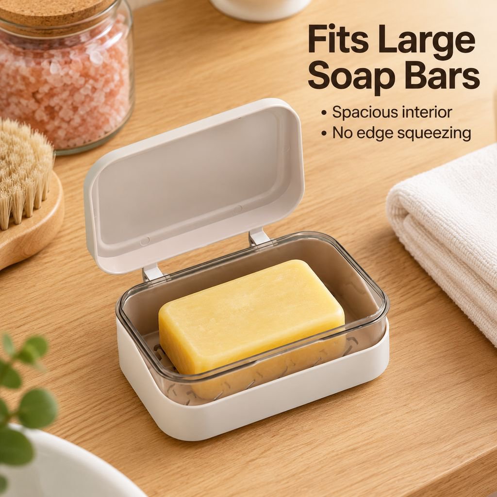Non-drilling flip soap box