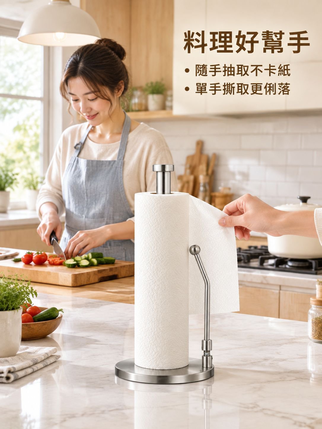 不銹鋼紙巾座卷紙架立式