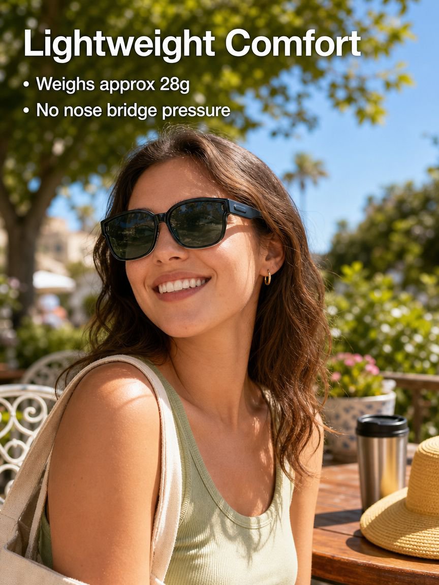 Foldable Myopia Sunglasses Driving Travel Sun Protection