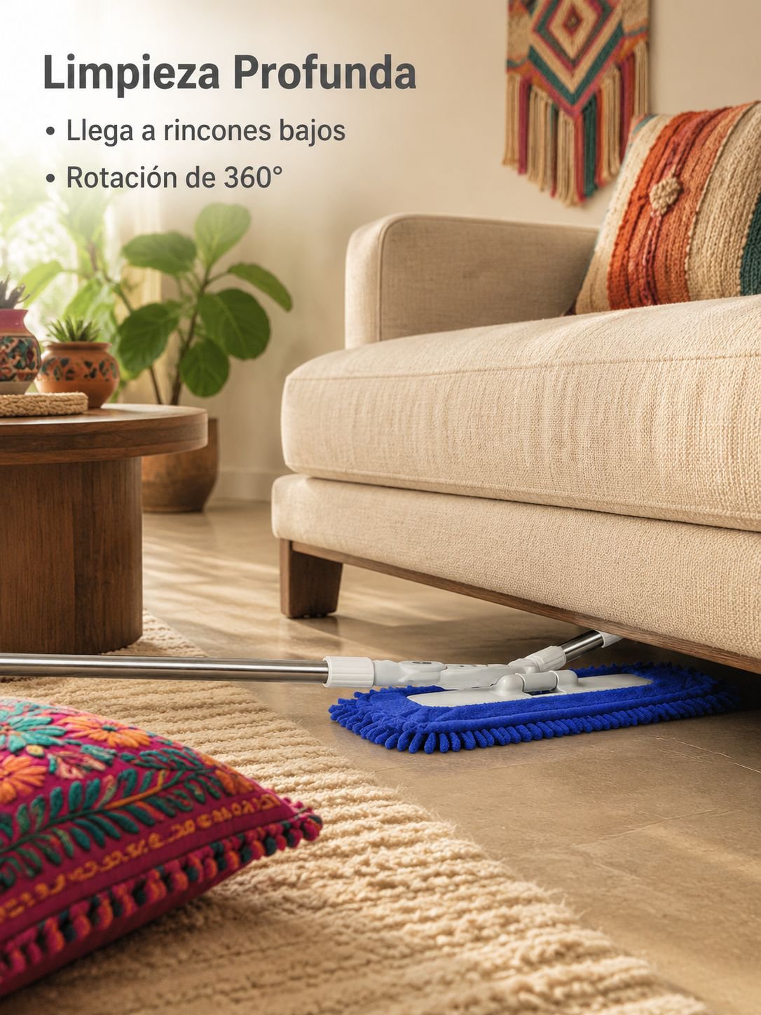 Fregona plana de limpieza