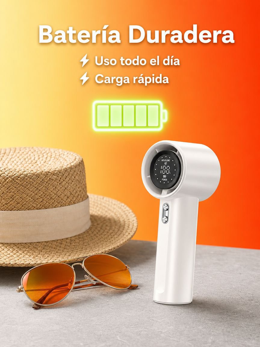 Ventilador de mano de alta velocidad 