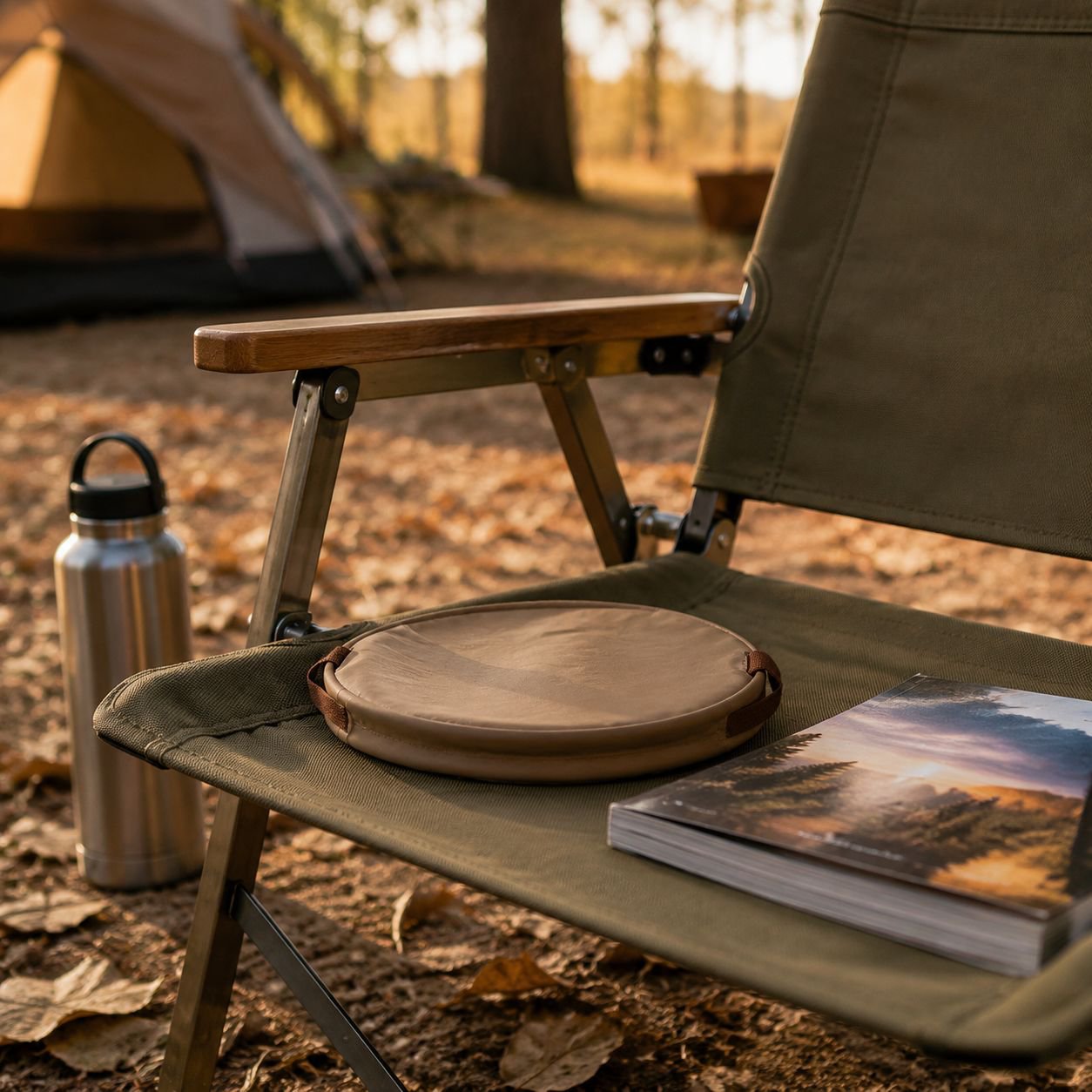 Waterproof portable bucket for travel and hiking