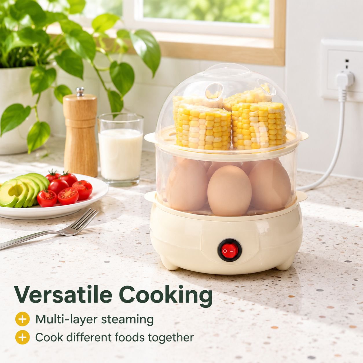 Multifunctional Breakfast Egg Steamer