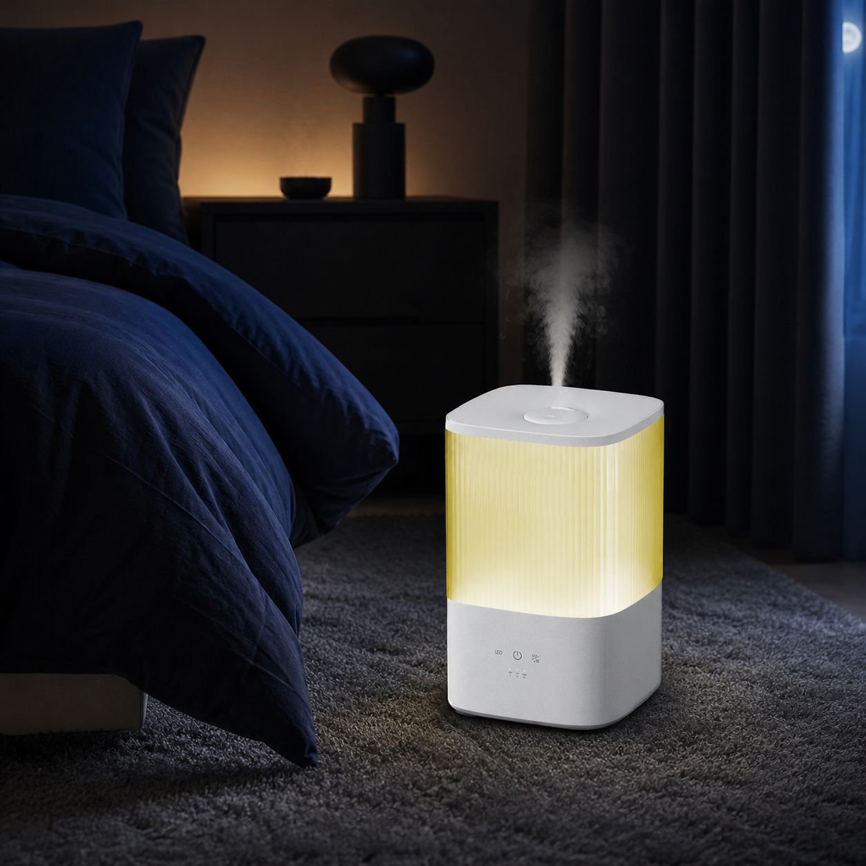 Easy to use silent air purifier for families