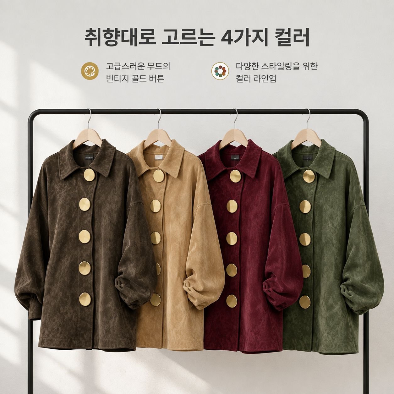 여성용 신상 가을/겨울 인조 스웨이드 재킷