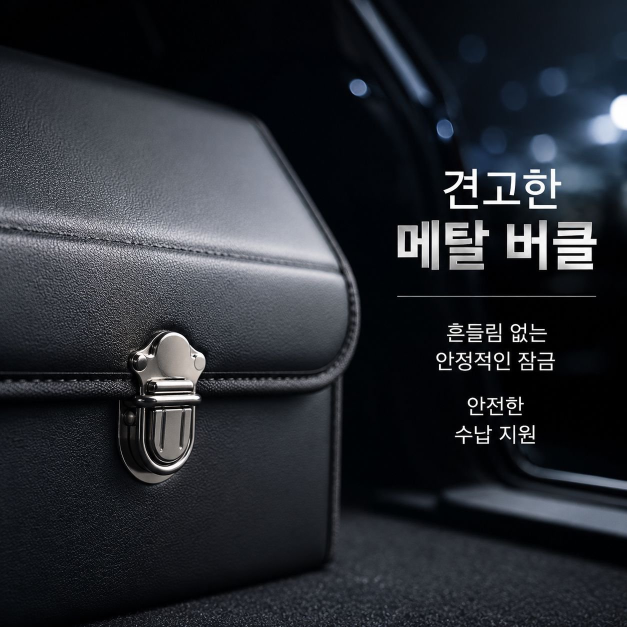 대용량 접이식 차량용 수납함