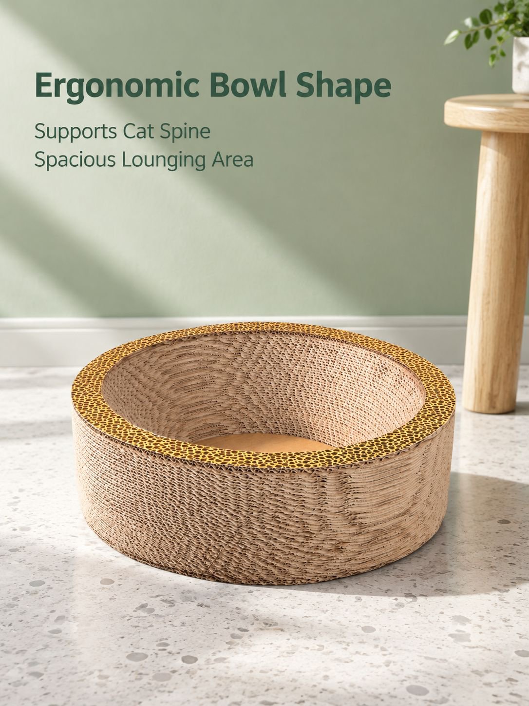 Cat scratching post/cardboard nest