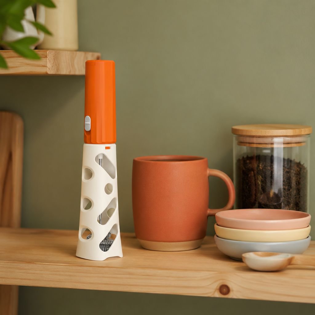 家庭用電動コーヒー泡立て器／ミルク泡立て器／攪拌器、ハンズフリーミルク泡立て器／攪拌器。