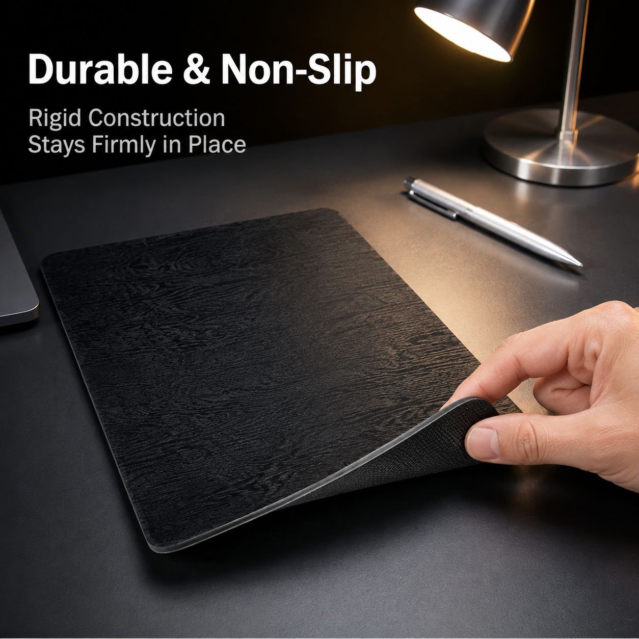 Hard waterproof, stain-resistant and anti-static mouse pad