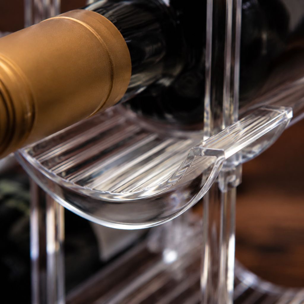 Weinregal für die Arbeitsplatte, neues 2-lagiges, 3-lagiges und 4-lagiges Weinpräsentationsregal, ge