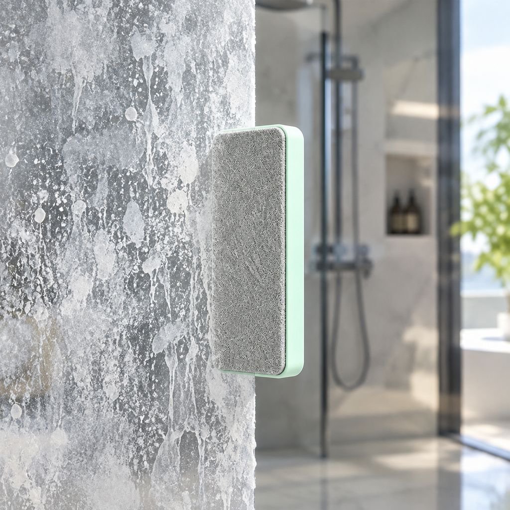 Powerful Water Scale Cleaning Pad - For Bathroom Glass, Mirror, Tile, and Stains