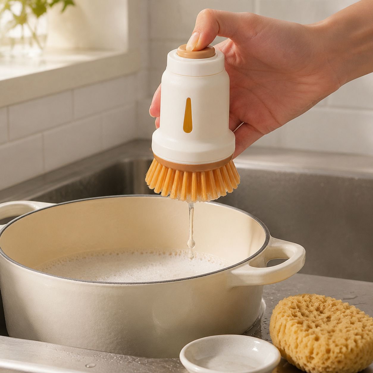 Brosse à casserole haute résistance à l'usure