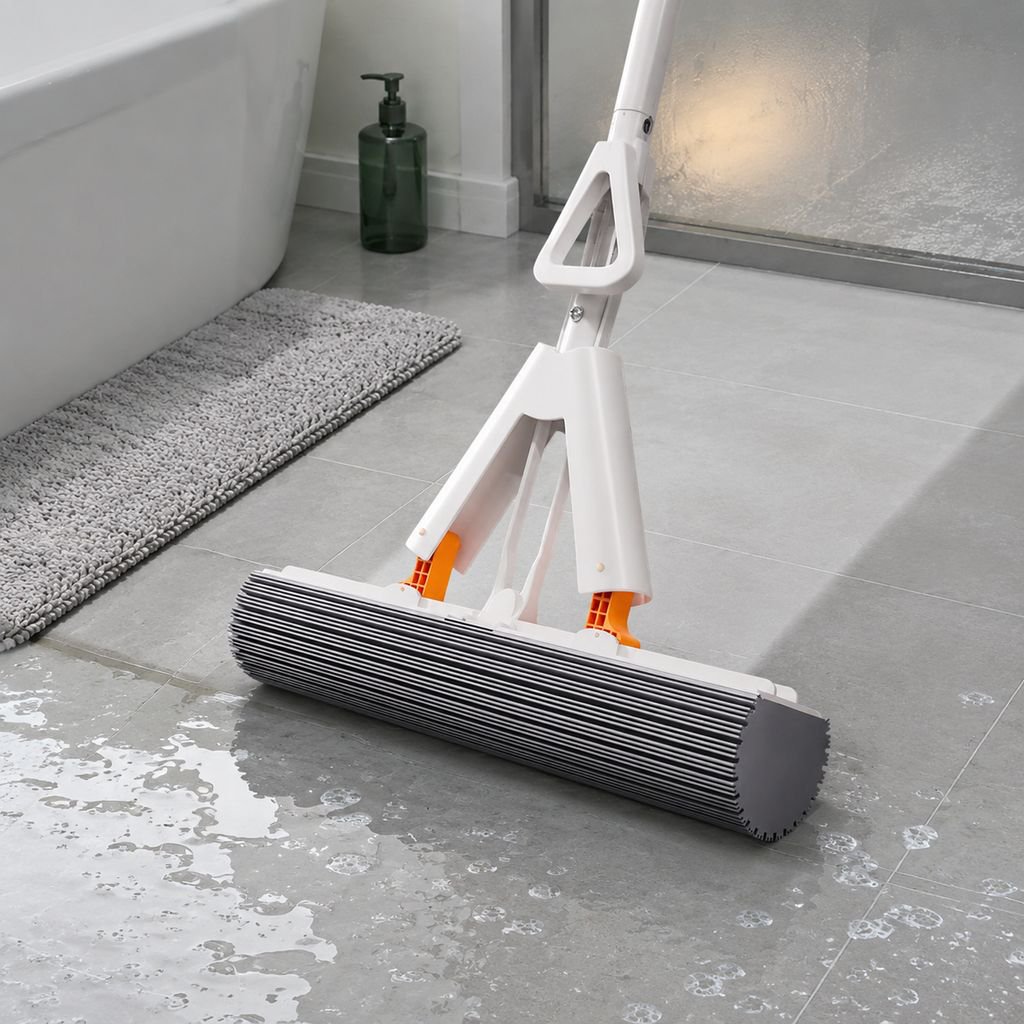 Mopa de esponja con cabezal absorbente