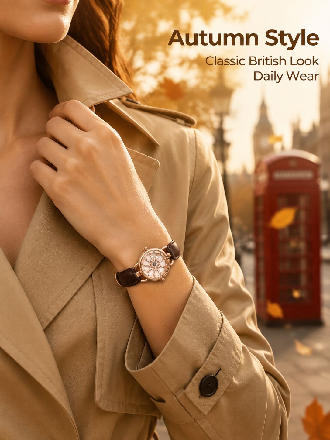 Goddess Waterproof Watch Snowflake Wristwatch Waterproof Wristwatch Snowflake Waterproof Watch