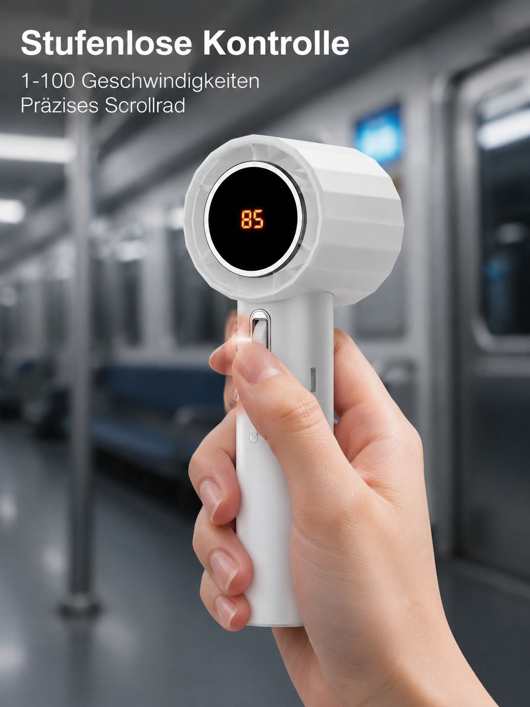 Handheld Powerful Fan USB Rechargeable Mini Outdoor Fan