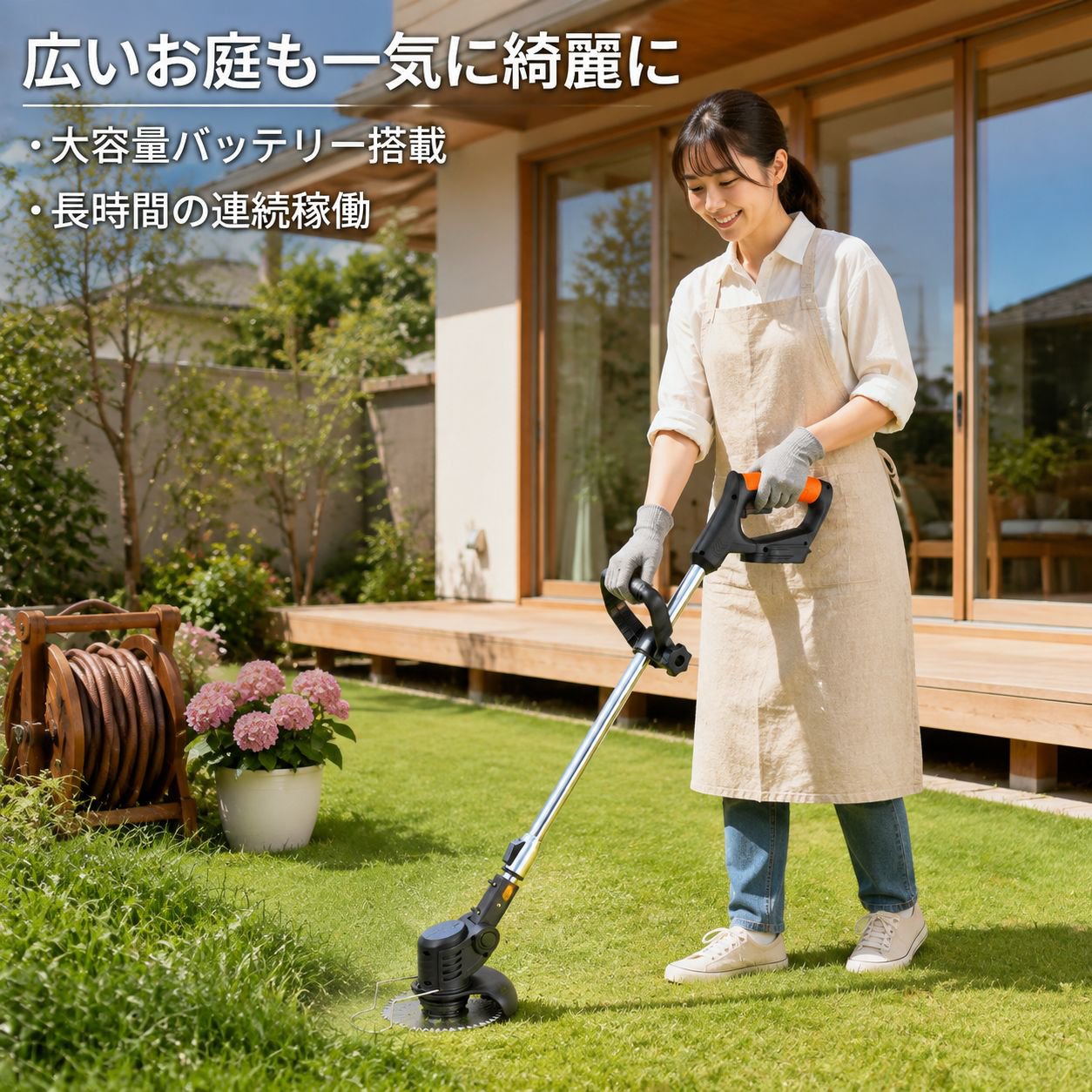 多機能ブラシレス充電式草刈機