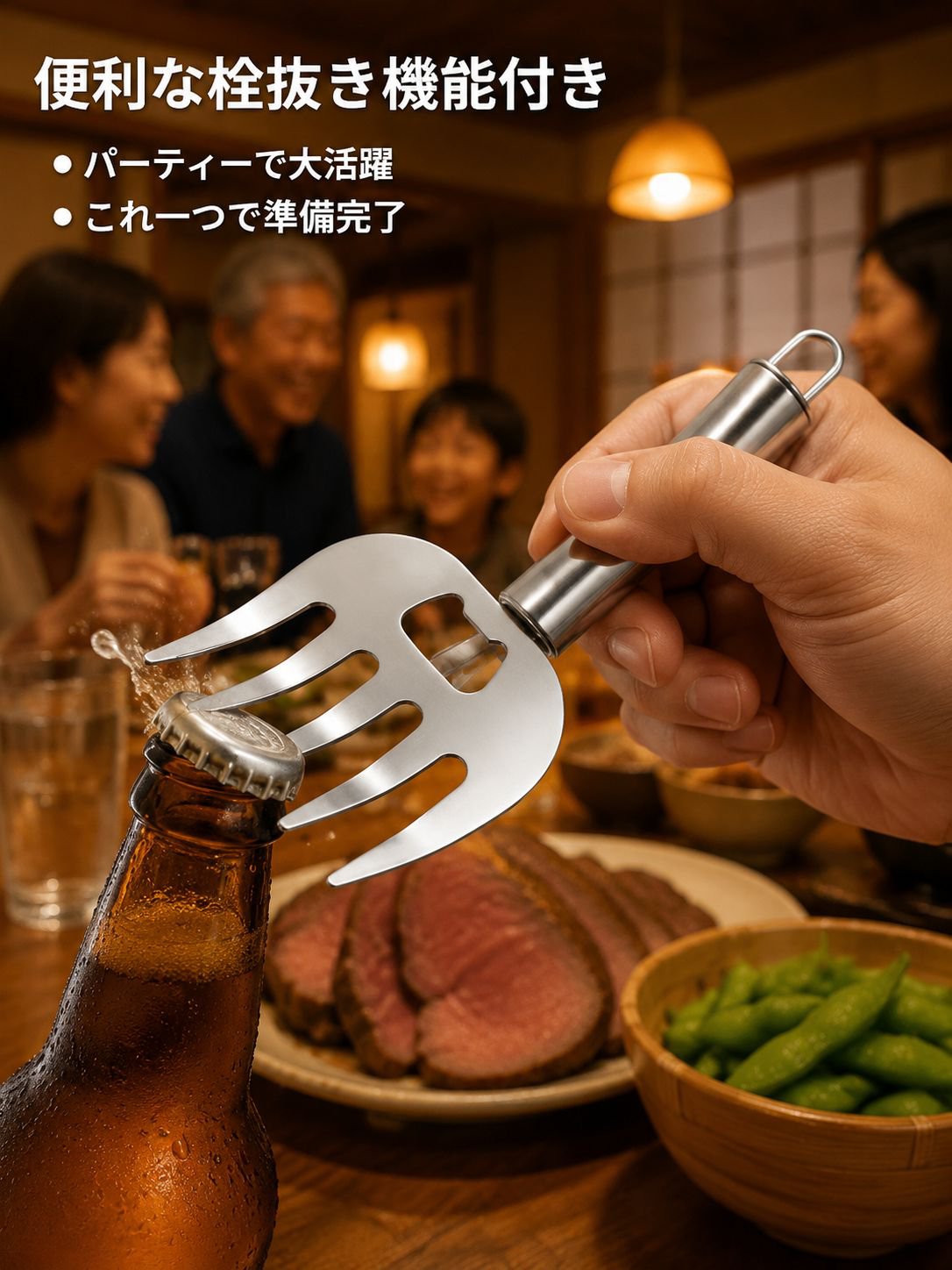 ステンレス製ミートシュレッダー 多機能肉裂きフォーク ベアクロー分割ツール