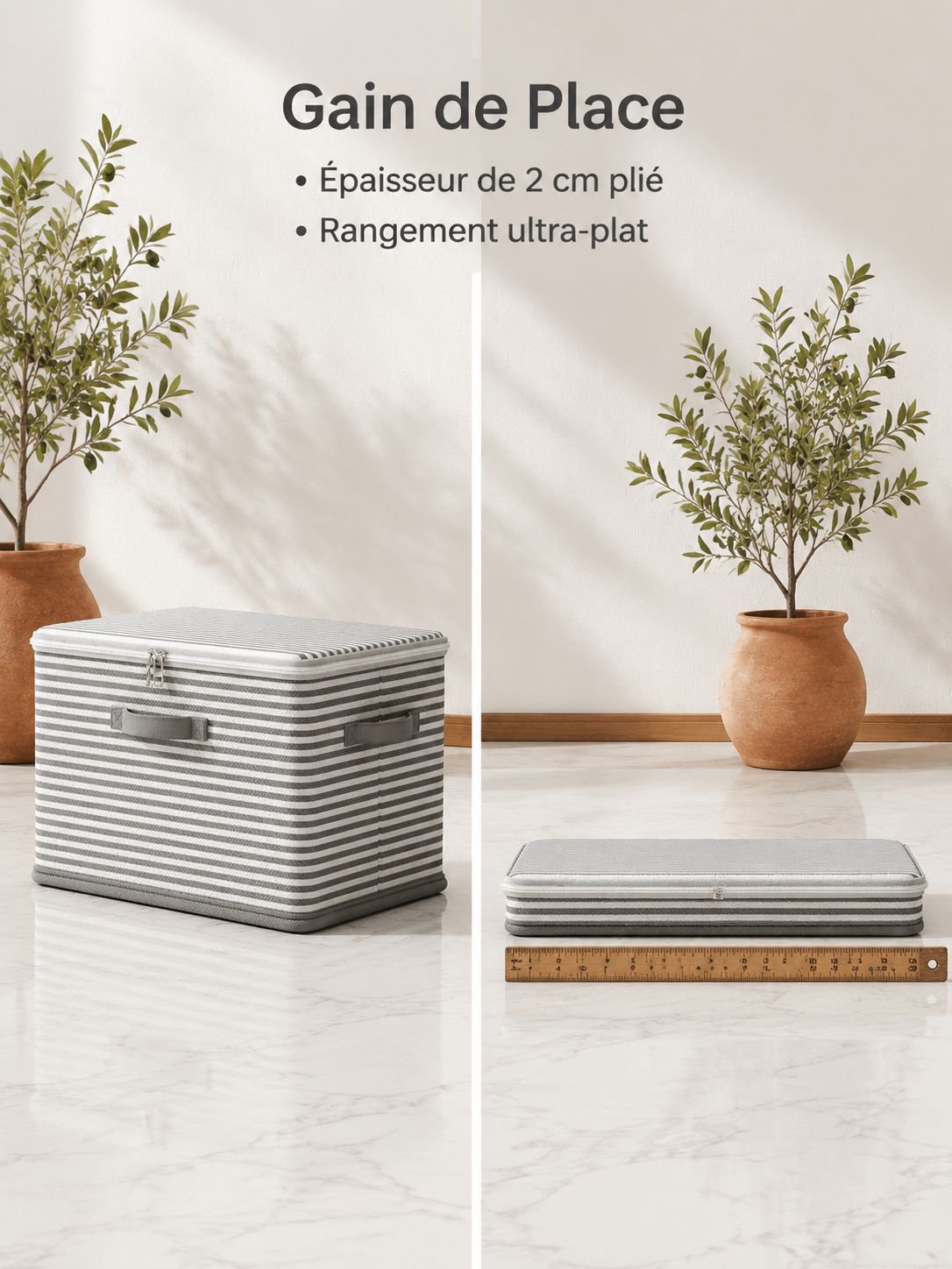 Boîte de rangement simple pour la maison