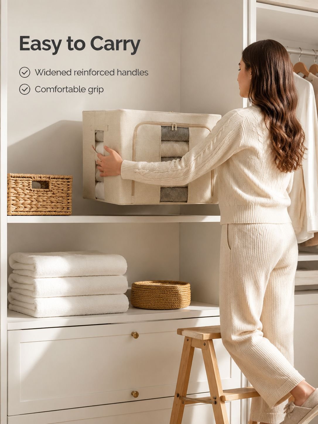 New Cotton Linen Storage Box