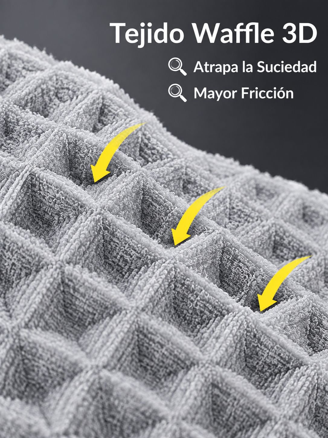 Paño de limpieza de cocina de microfibra grueso
