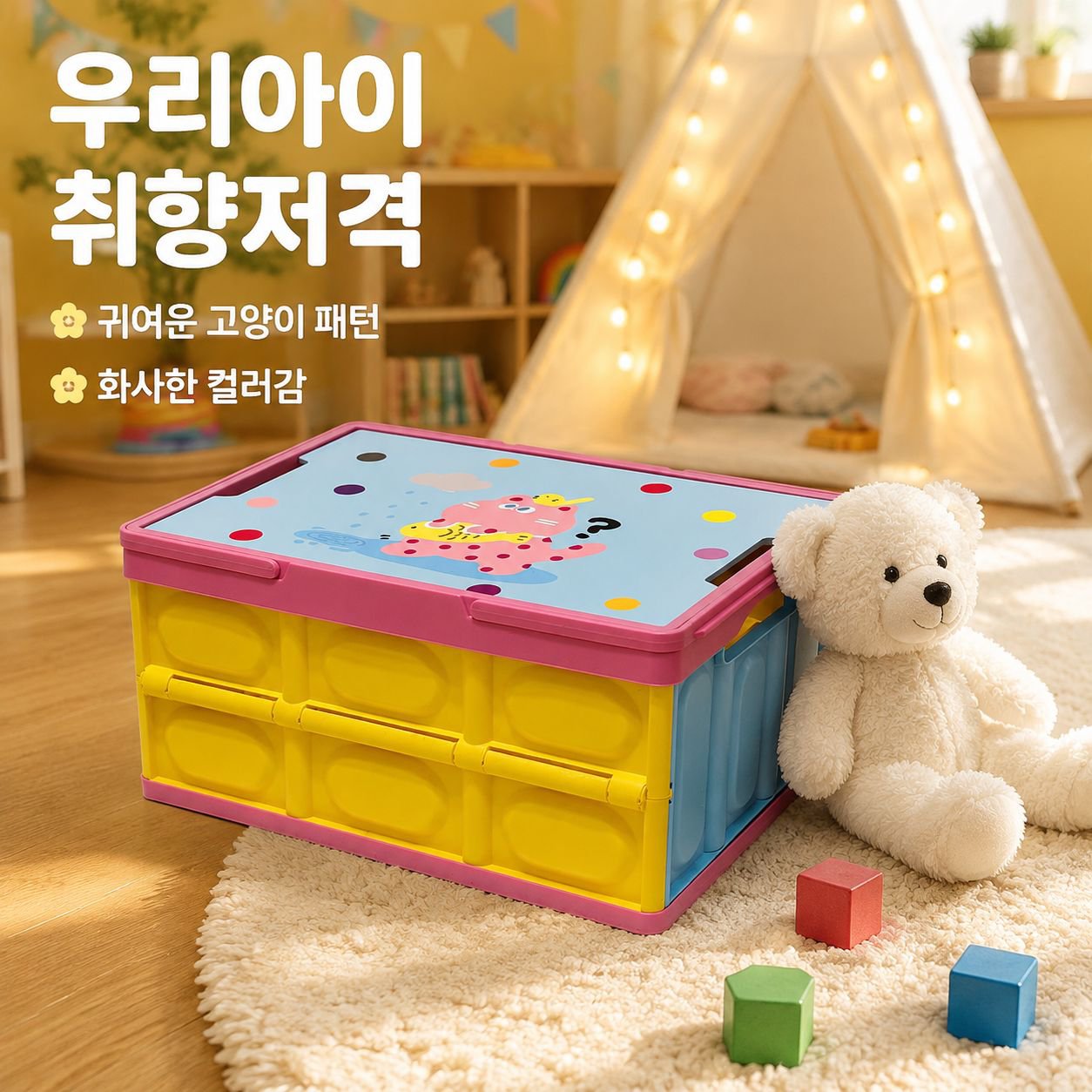 야외 접이식 수납박스