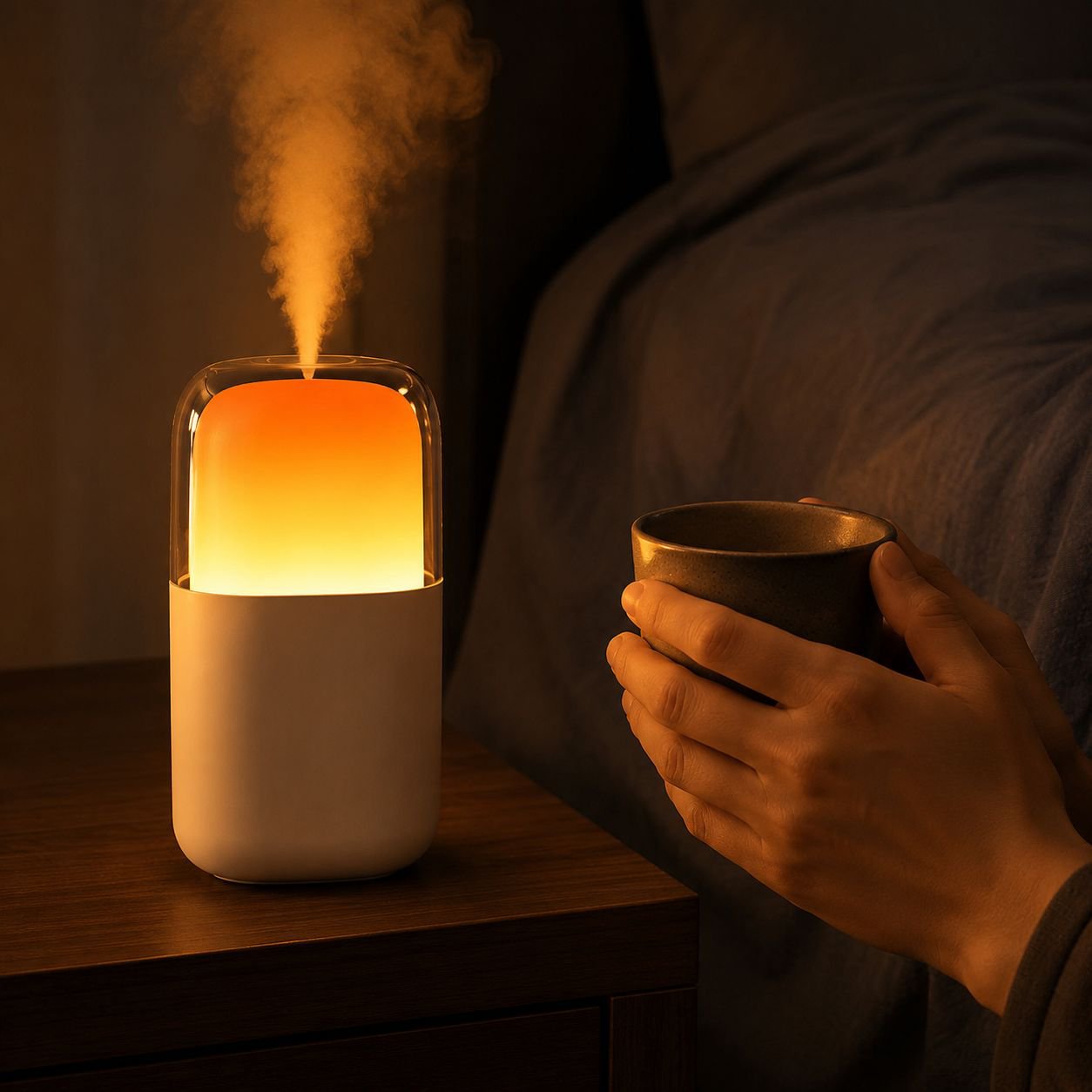 Relaxing aromatherapy diffuser for wellness