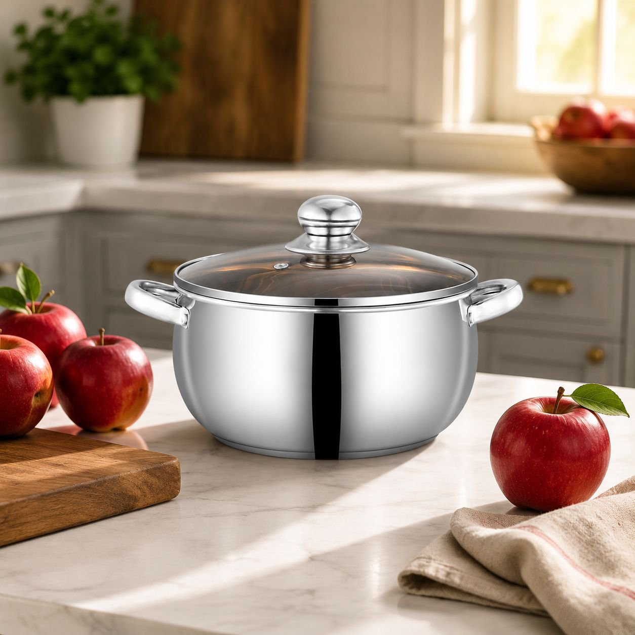 Bocal à fruits en acier inoxydable épaissi SL304