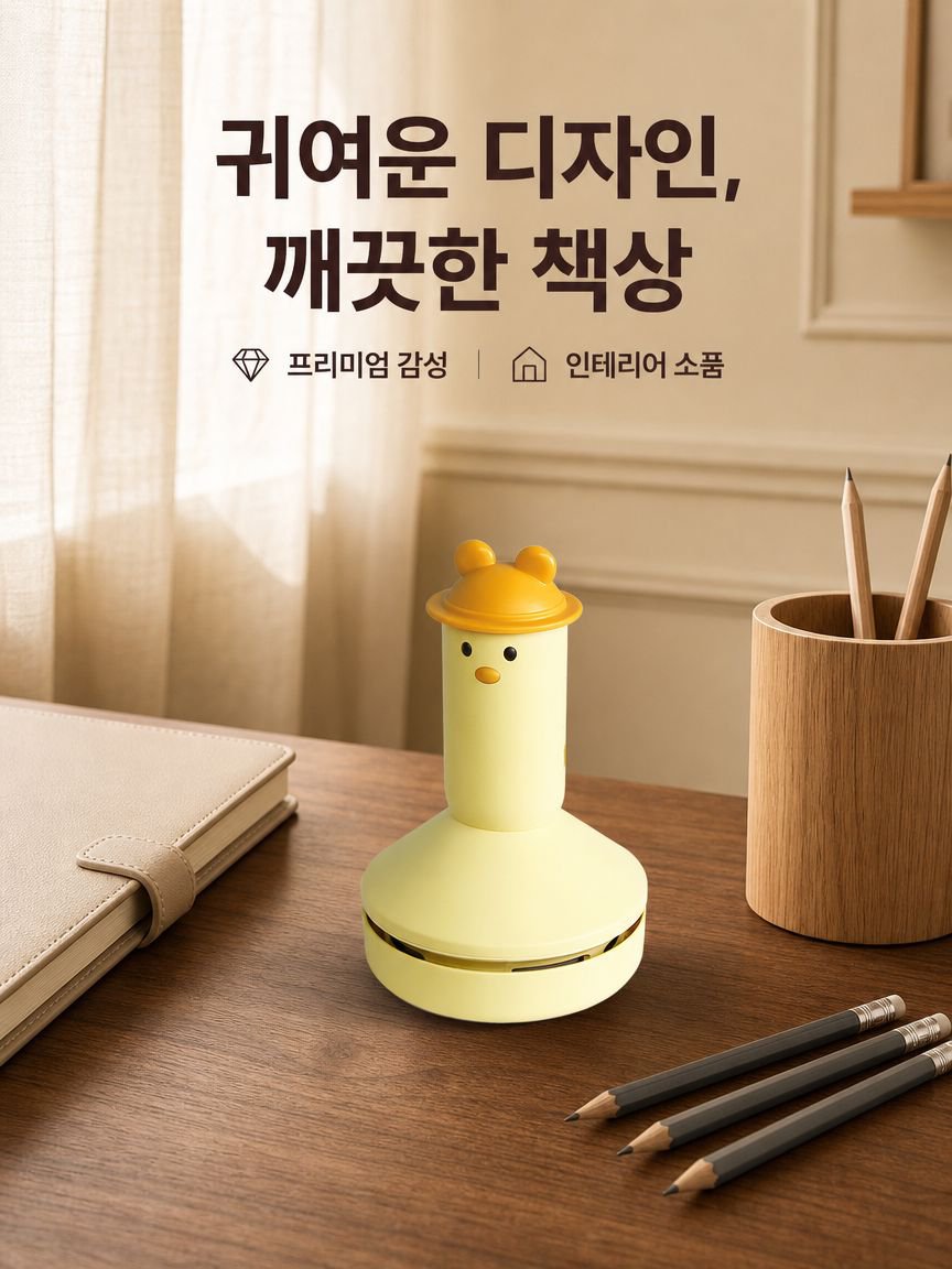 아동용 휴대용 탁상 청소기