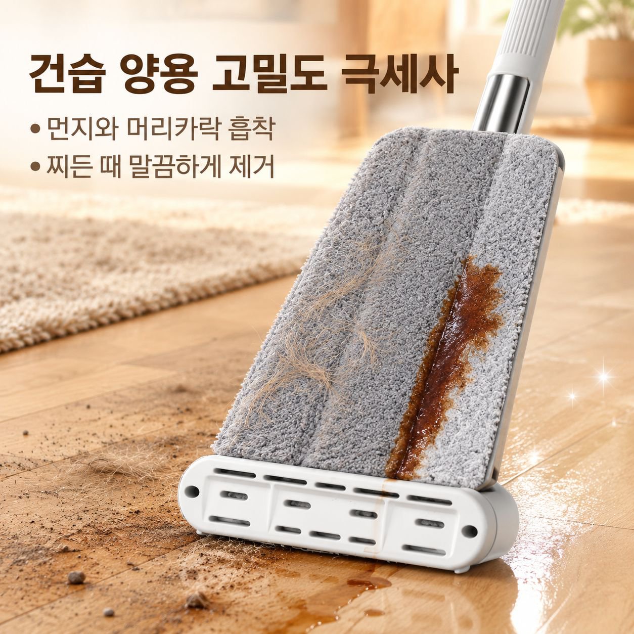 다기능 플랫 회전 밀대