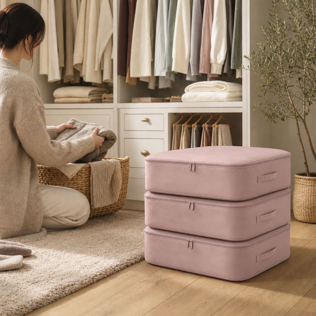 Sacs sous vide pour vêtements adaptés aux voyages