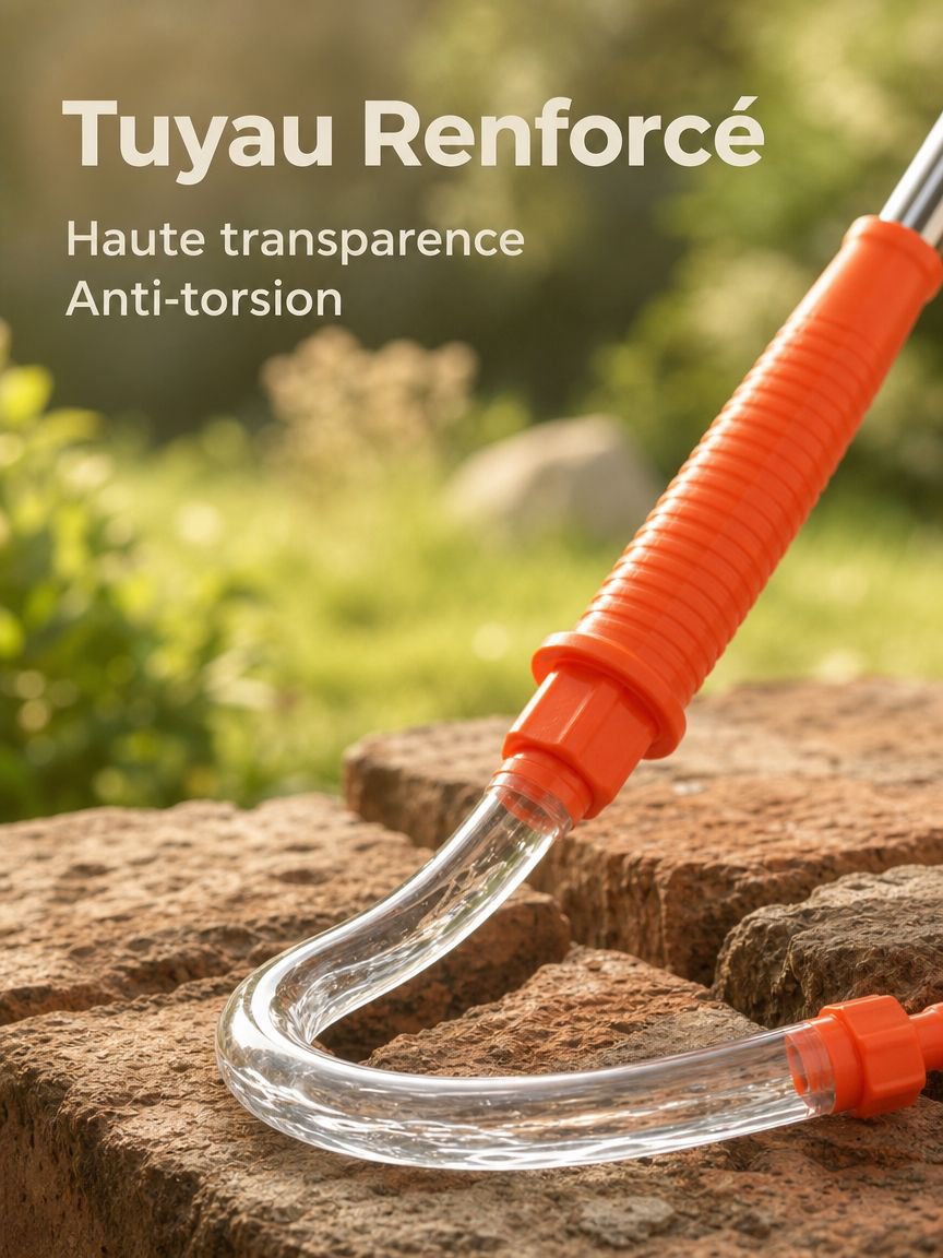 Application uniforme de produits phytosanitaires avec une lance télescopique