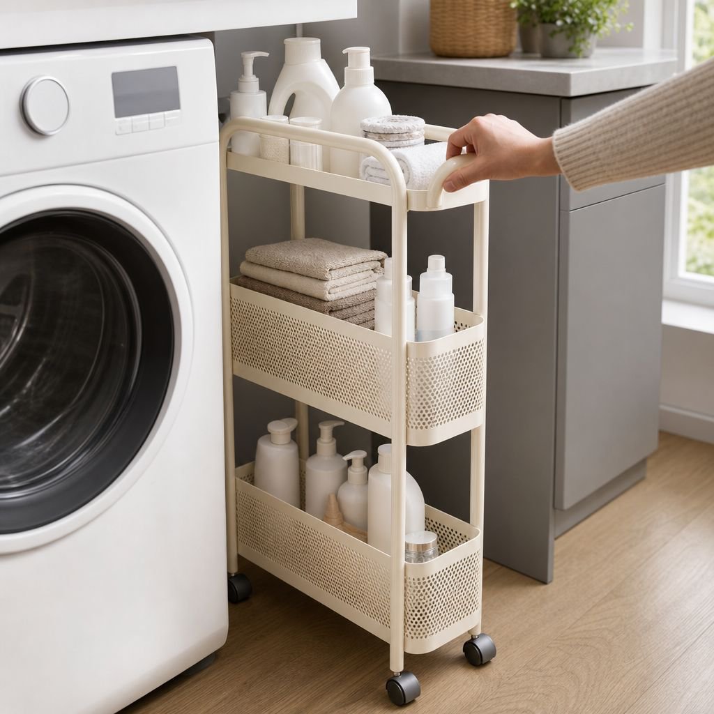 Refrigerator Side Storage Cabinet Organizer