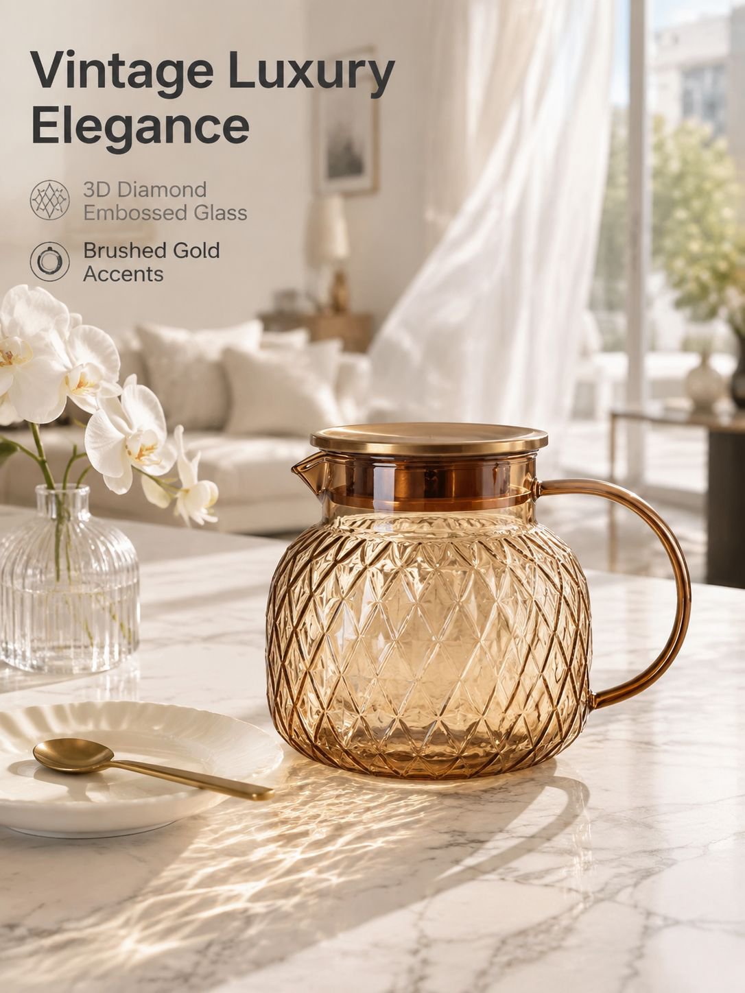 High borosilicate heat-resistant glass teapot