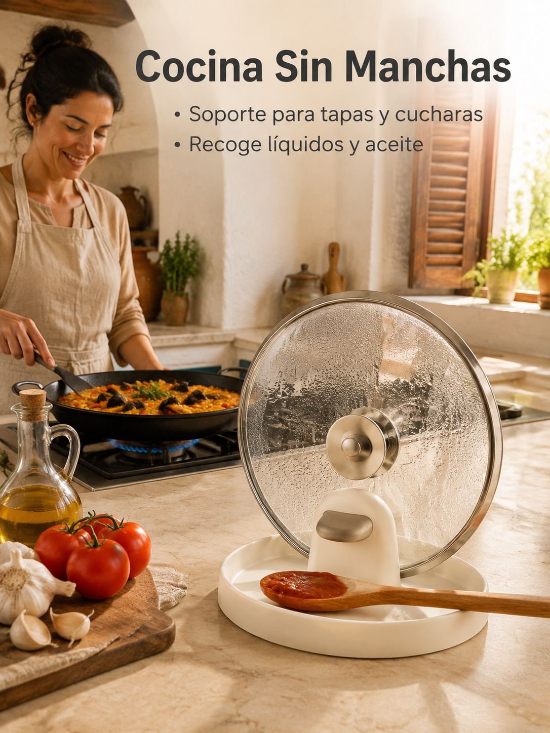 Soporte para tapa de olla