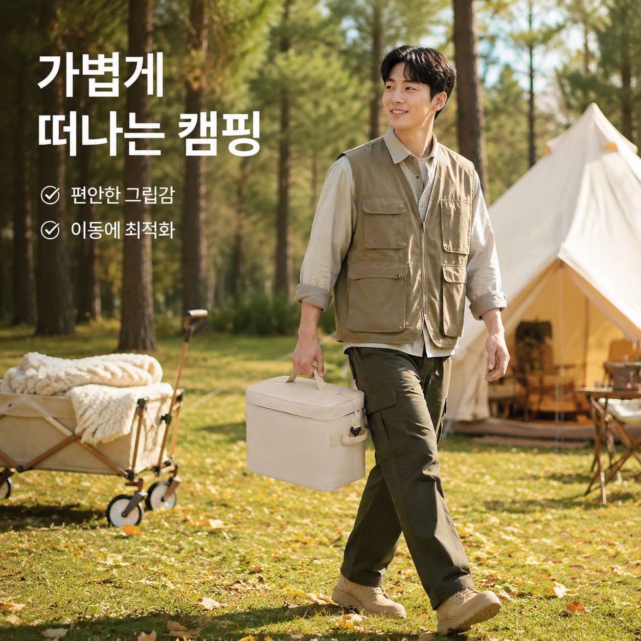 탐험가 아웃도어 보온 백