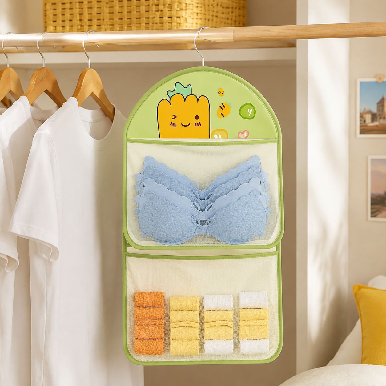 Hanging Organizer Bag for Underwear and Socks