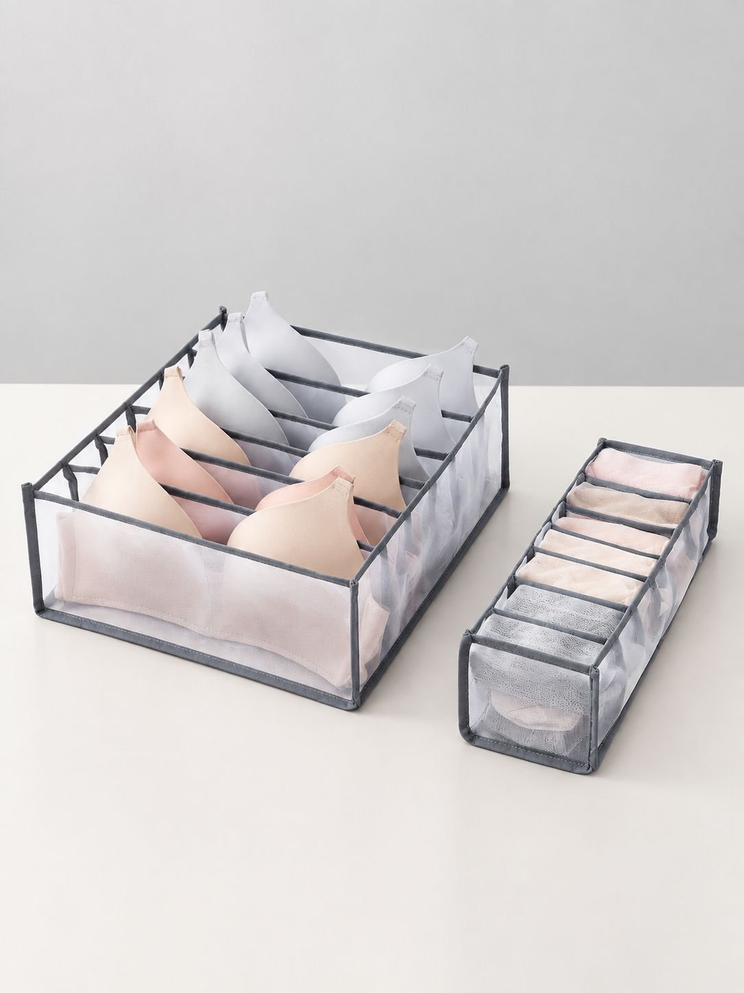 Unterwäsche Aufbewahrungsbox Schublade für Socken Box BH Panty Divider Grid Box Closet Home Compartm