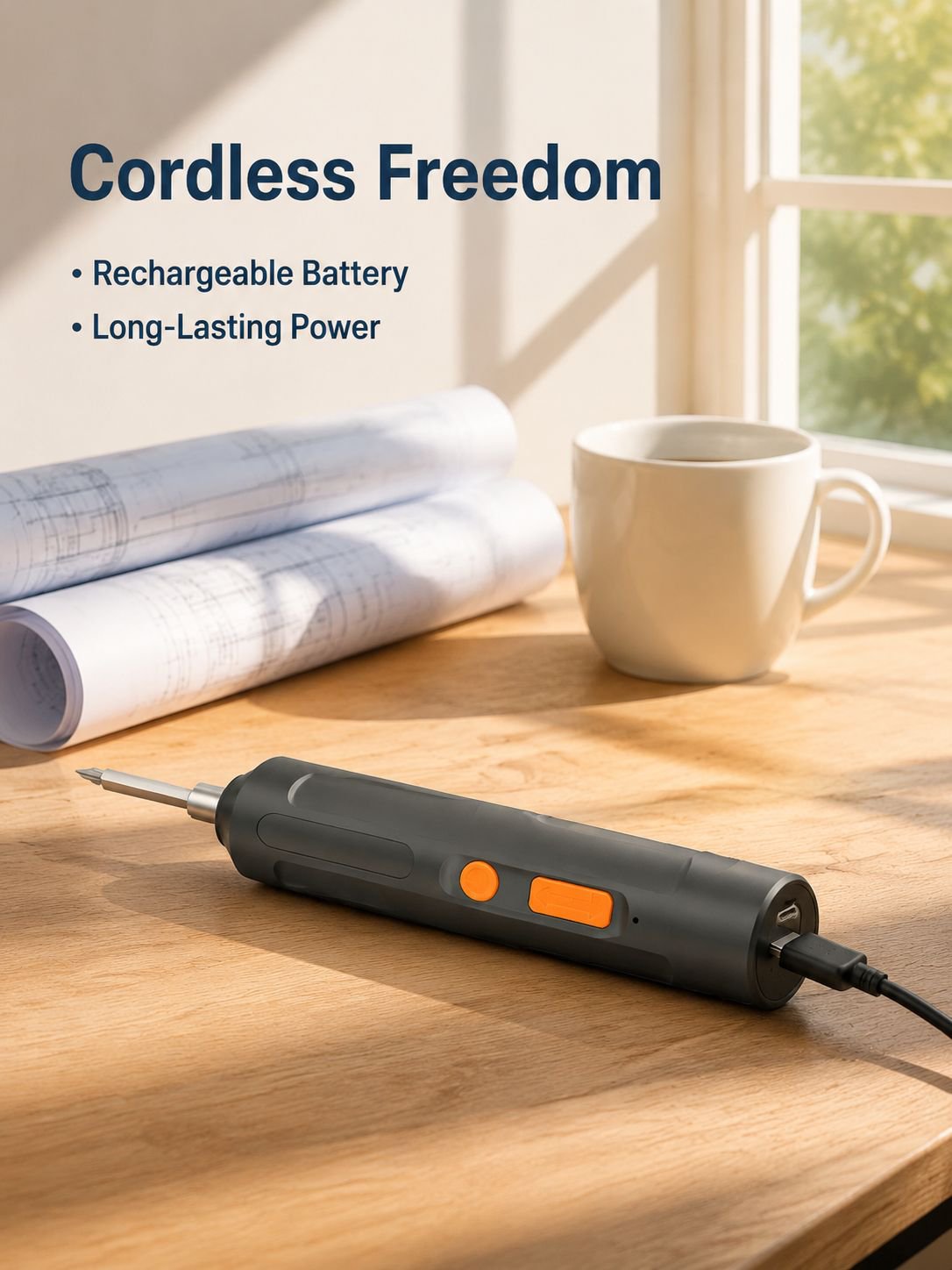 Home Small Portable Rechargeable Electric Screwdriver Set
