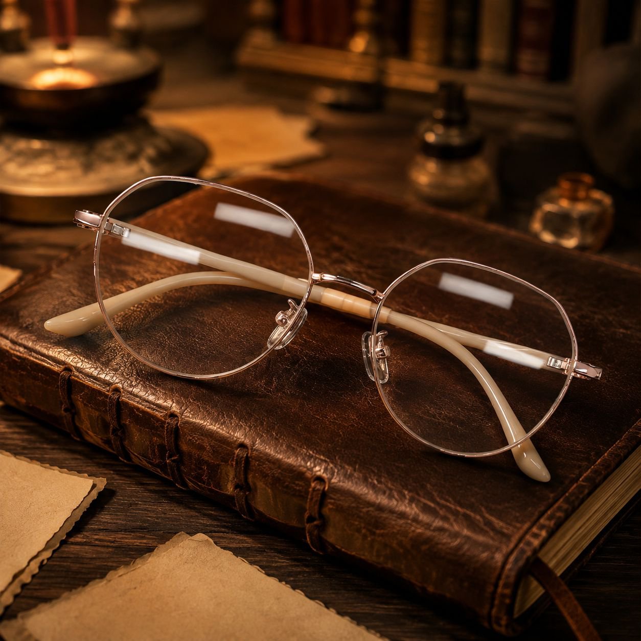 Secure fit eyeglasses with decompression technology