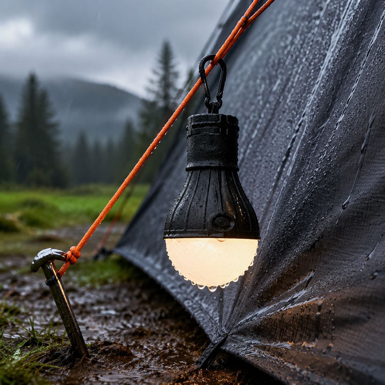 Portable Outdoor Camping Tent Hanging LED Bright Light