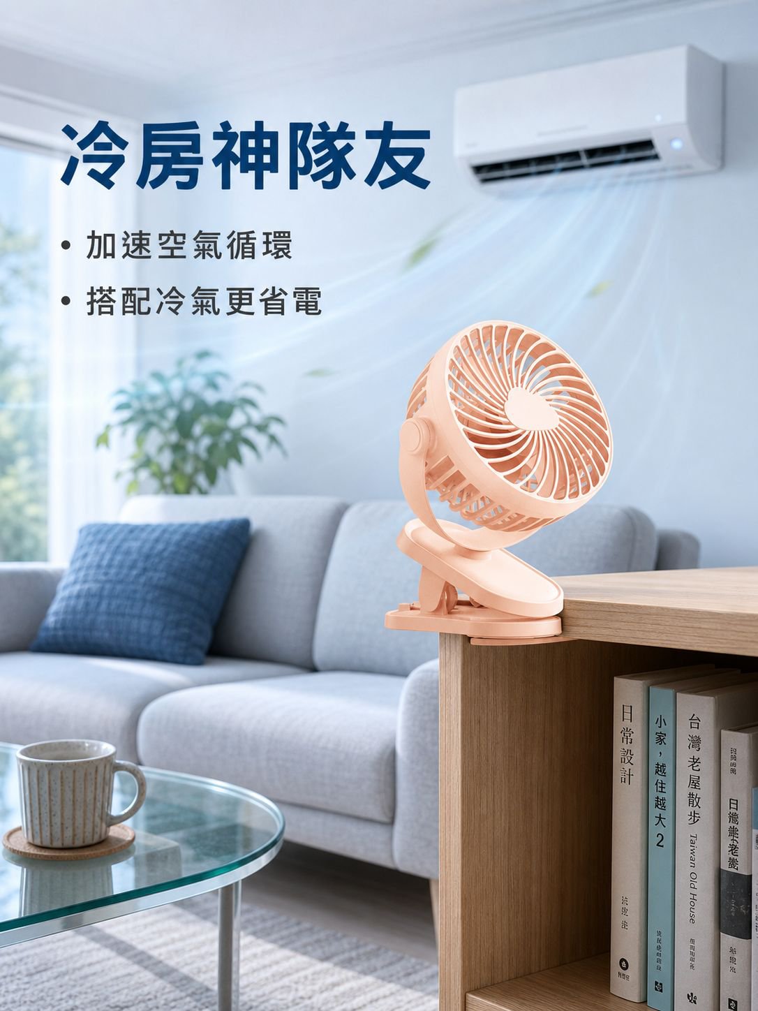 迷你桌上型風扇