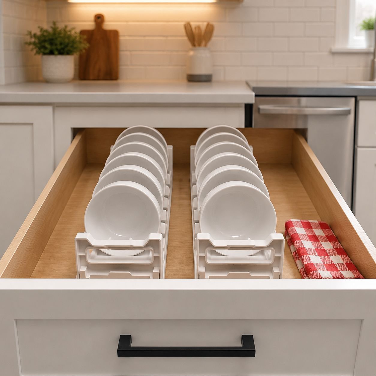 Multi-functional kitchen storage box for cabinet use