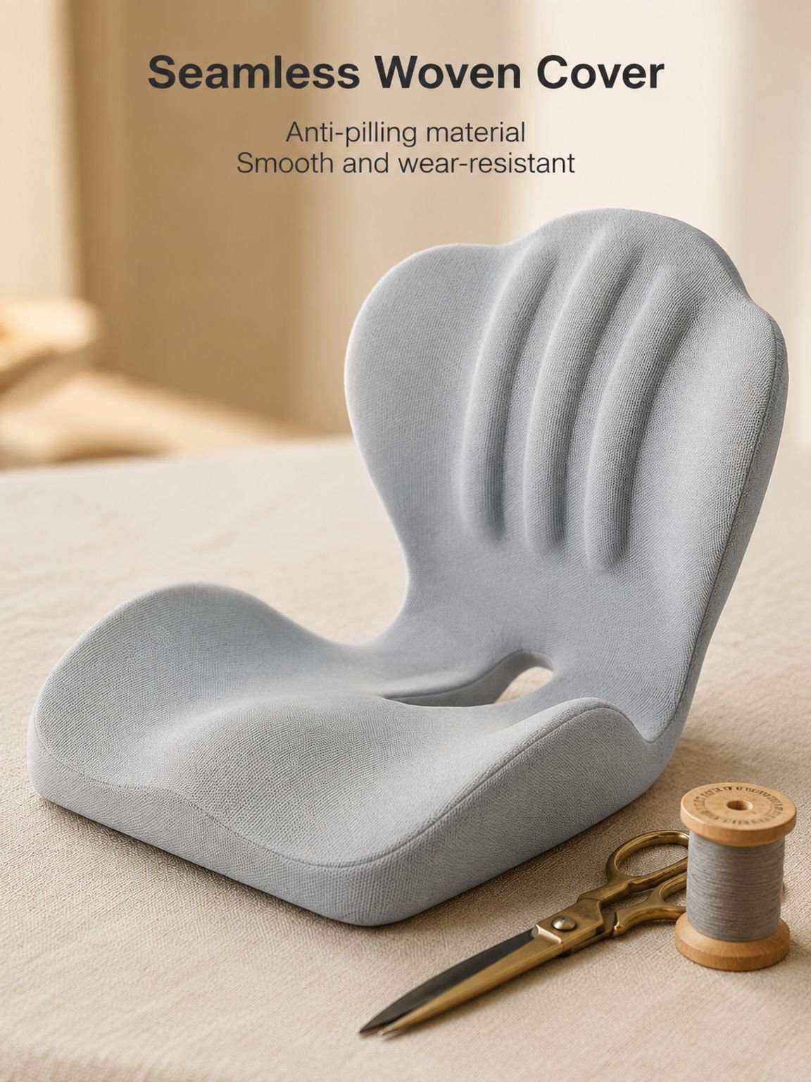 Universal fit memory foam cushion for various chairs