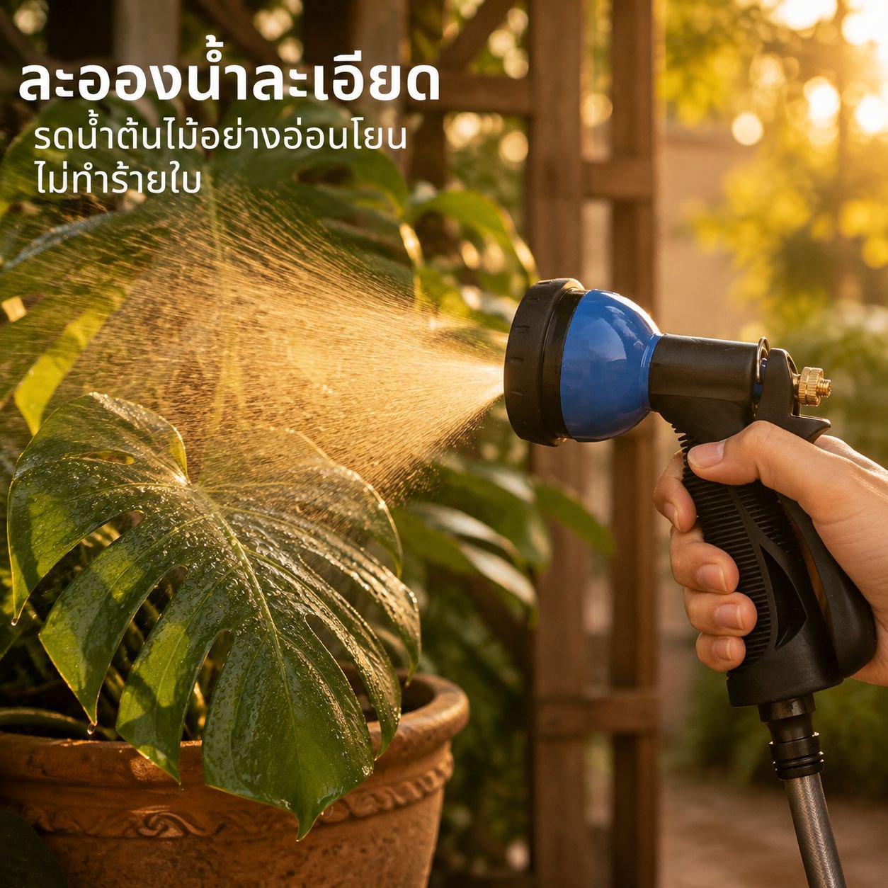 ปืนฉีดน้ำสำหรับสวนในบ้าน