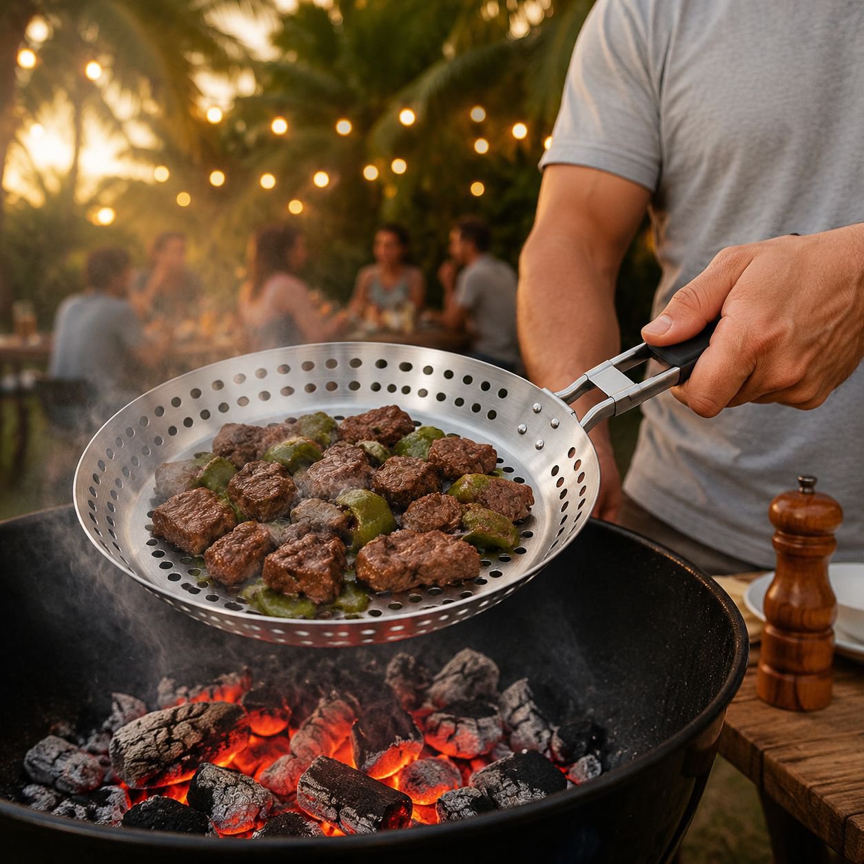 Foldable Handle Grill Pan
