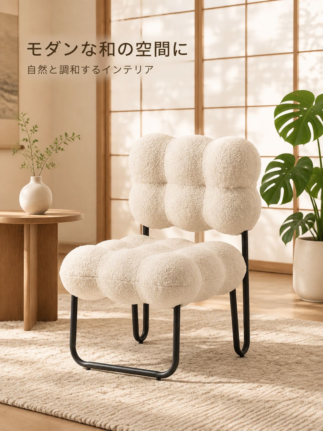 シンプルでクリエイティブなソファチェア